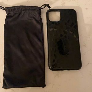 Loopy case black matte leopard iPhone 11 Pro Max
